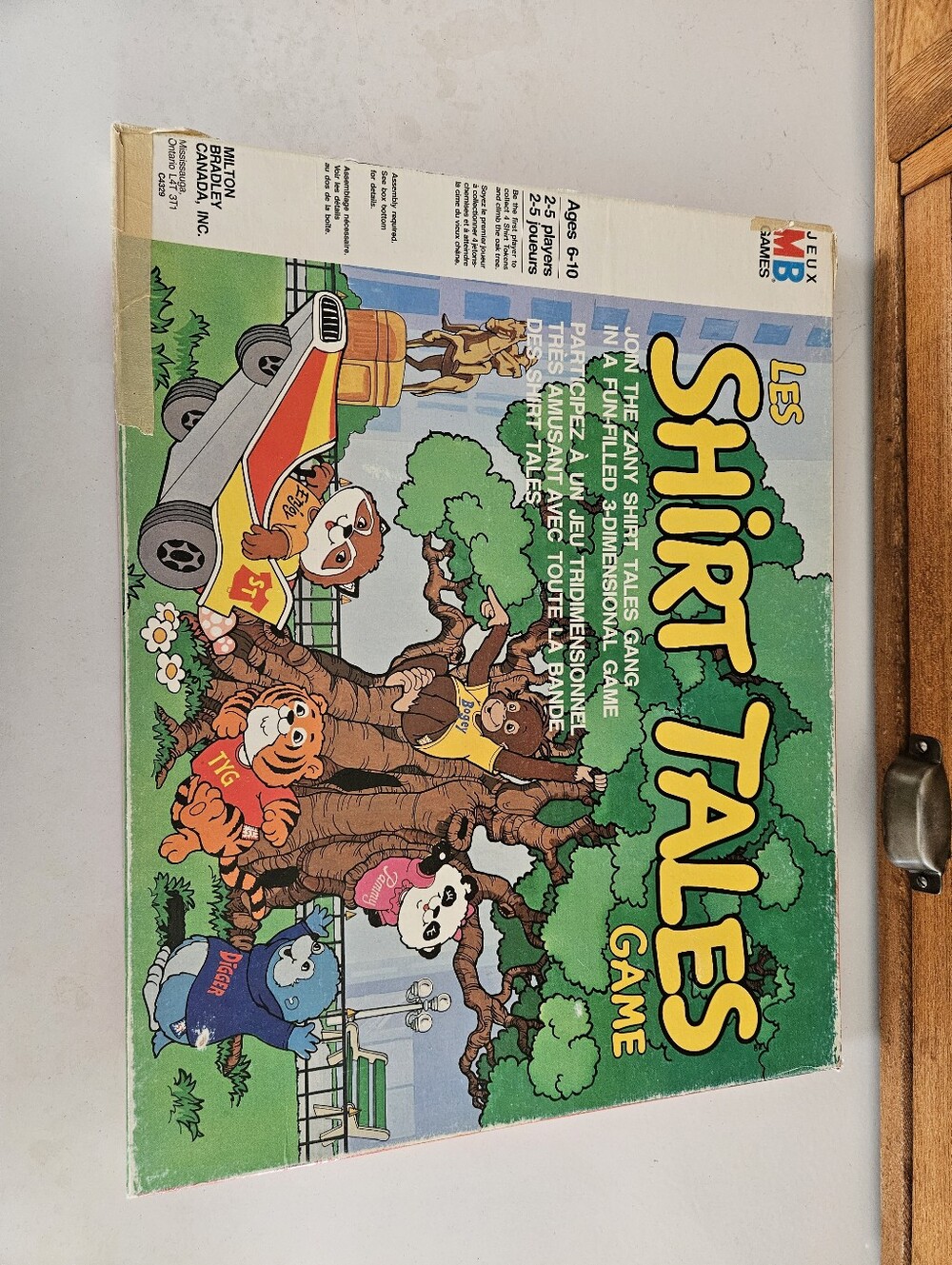 1980s Shirt Tales Board Game